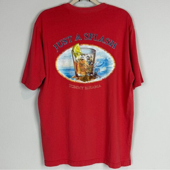 Tommy Bahama Just a Splash T-shirt L - Picture 1 of 6